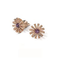 Orecchini Damiani Donna Margherita in Oro rosa Diamante Brown 0.90 Ct 20072767 - 20072767